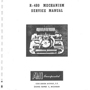 Ami - R-480 - Mechanism - Service Manual - Parts List - Workshop Manual - English