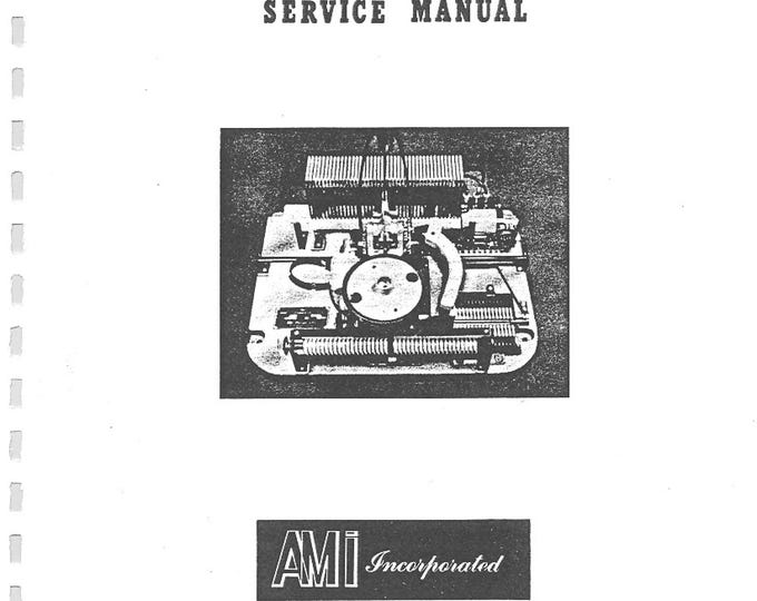 Ami - R-480 - Mechanism - Service Manual - Parts List - Workshop Manual - English