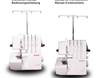 Bernina 700D 800DL Sewing Machine Instruction Manual - English