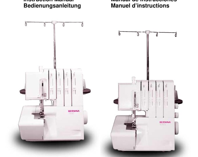 BERNINA 700D - 800DL   Sewing Machine Instruction Manual - User Manual - Complete User Guide - English