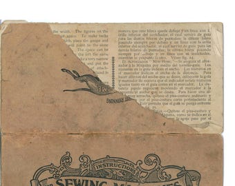 1889 - New Home - Nähmaschine - Reparaturanleitung - Bedienungsanleitung - Schaltplan - Schaltplan - Bedienungsanleitung - Teileliste