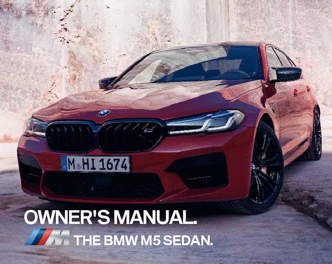 BMW 5 Series M5 - M5 Competition G30 2021 Owners Manual - English