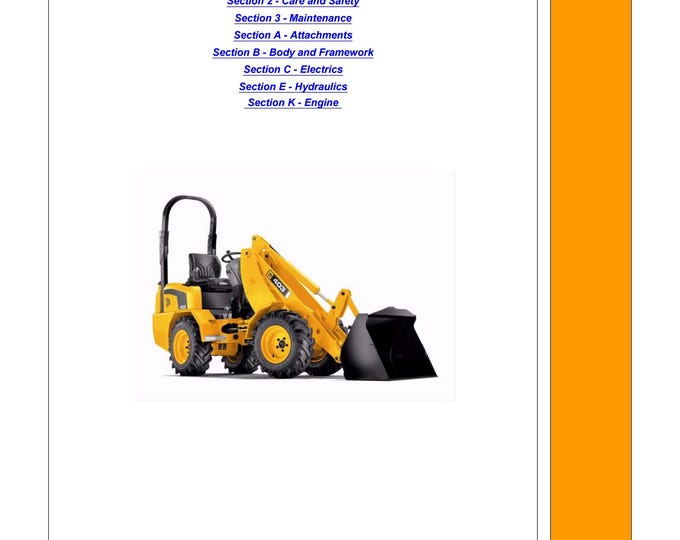 JCB 403 - 9803-9490 - Workshop Manual - Service Manual - Parts Manual - Owners Manual (PDF Download)