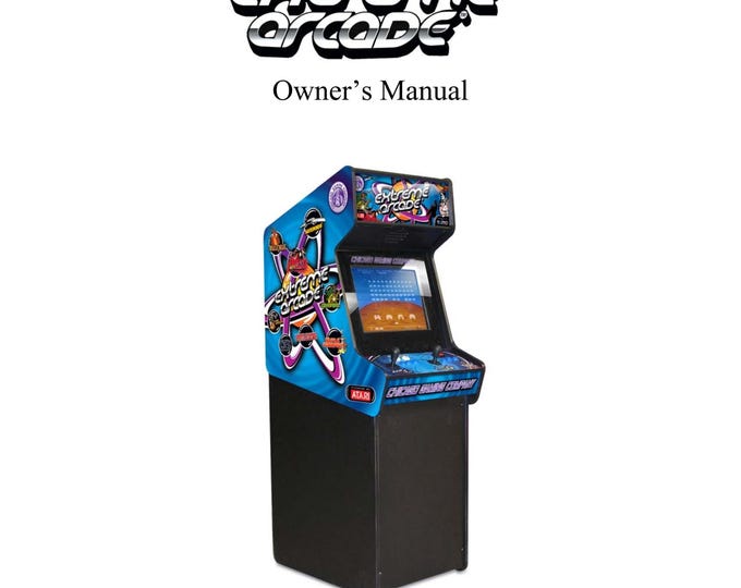 CHICAGO GAMING  COMPANY - Extreme Arcade  - Service Manual - Parts Manual - Owner manual -  Pdf Download