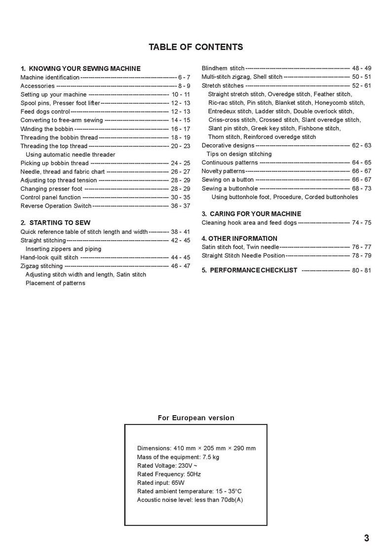 Singer Machine Model 7464 Singer 7464 Sewing Machine Instruction Manual: User Guide (PDF) - Etsy