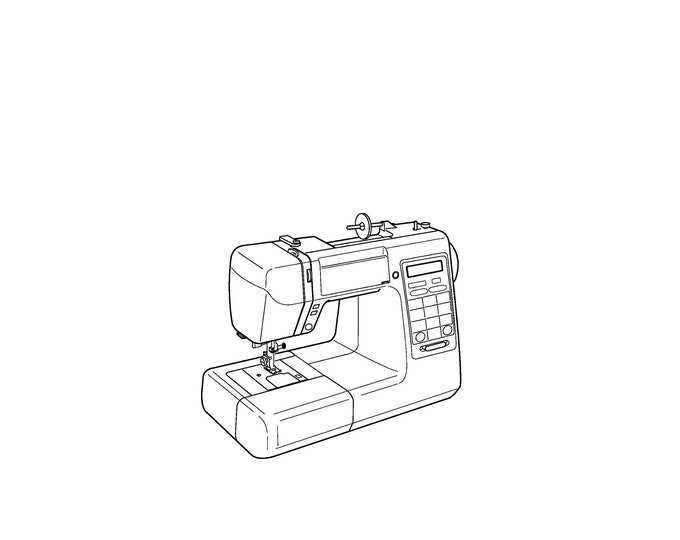 Janome DC5100 Sewing Machine Instruction Manual - User Manual - Complete User Guide