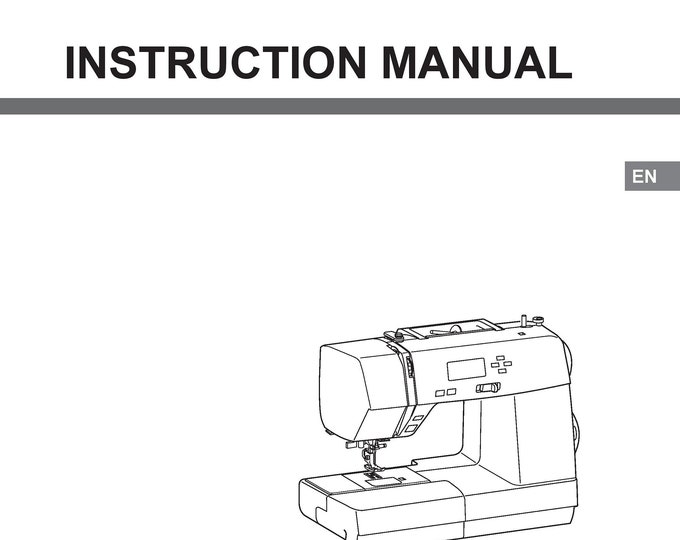 Juki HZL-L series Sewing Machine Instruction Manual - User Manual - Complete User Guide