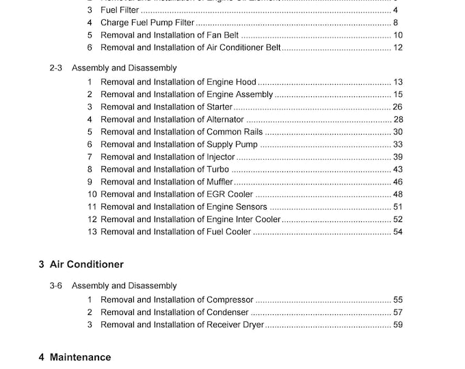 Linkbelt  210X2 - 240X2 -  Shop Manual - Operation Manual - Workshop Manual  (PDF Download)