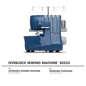 Singer S0235 Sewing Machine Instruction Manual - User Manual - Complete User Guide - English - Spanish