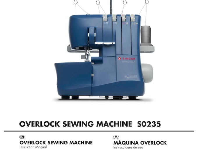 Singer S0235 Sewing Machine Instruction Manual - User Manual - Complete User Guide - English - Spanish