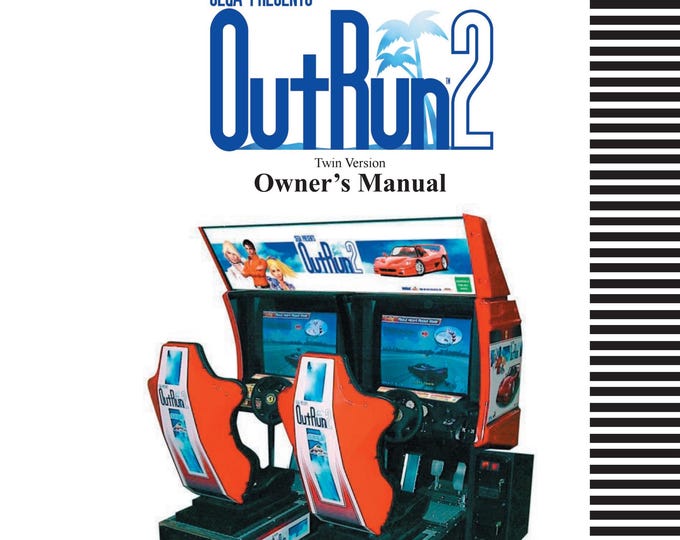 SEGA - OUT RUN 2 - Twin Version - Service Manual - Parts Manual - Owner manual -  Pdf Download