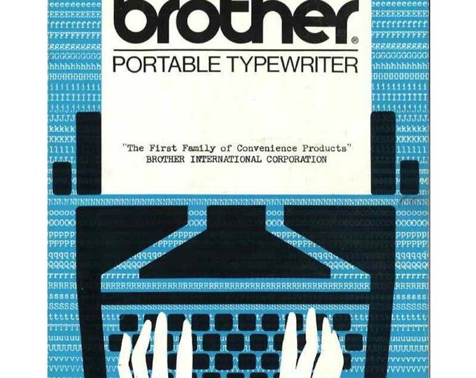 Brother Echelon 66Typewriter Instruction Manual - User Manual - Complete User Guide