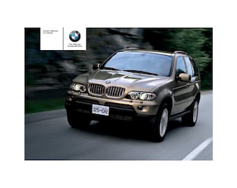 BMW X5 E53 3.0i-4.4i-4.8is 2000-2006 Owners Manual - English