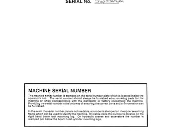 Linkbelt - Excavator 2800 - 3400 Q1 - Q2 - TL - LF - HP Quantum  - Shop Manual - Workshop Manual - Service Manual - English