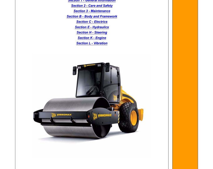 JCB 9803-9500 - Workshop Manual - Service Manual - Parts Manual - Owners Manual (pdf Download)