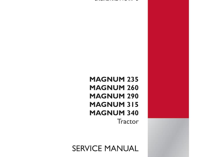 Case Magnum 235 Magnum 260 Magnum 290 Magnum 315 Magnum 340 -(Pdf Download)