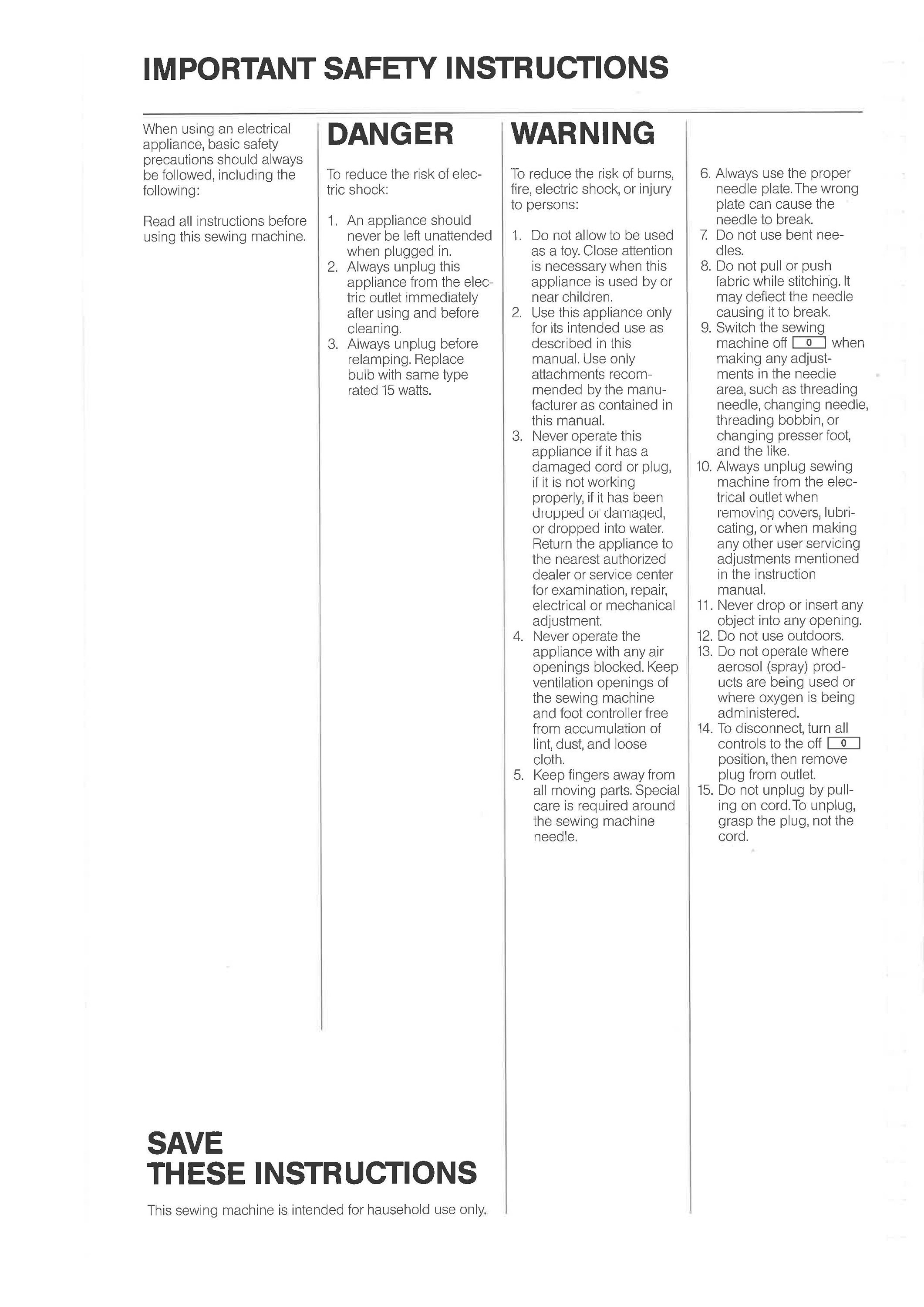 BERNINA 1008 Sewing Machine Instruction Manual User Manual Complete