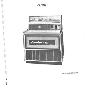 WURLITZER - 3300 - Bruksanvisning - Servicemanual - Användarmanual - Schema - Dellista