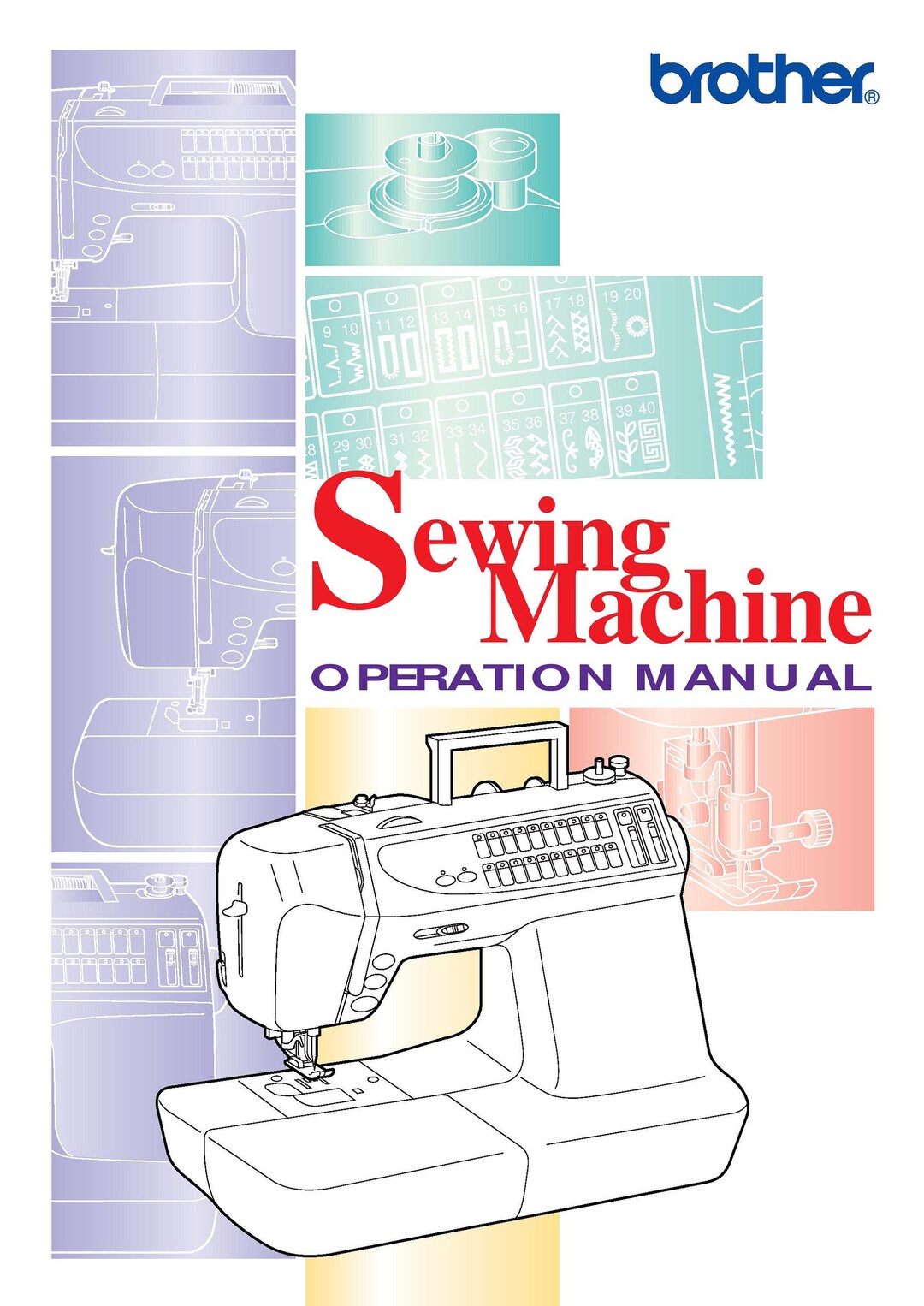 Brother CS8072 Sewing Machine Instruction Manual User Manual Complete