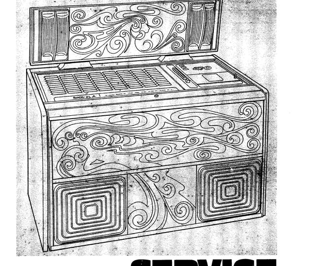 Rock-Ola - 470 - Service Manual - Instruction Manual -  Wiring Diagram - Schematic - Operation Manual - Parts List