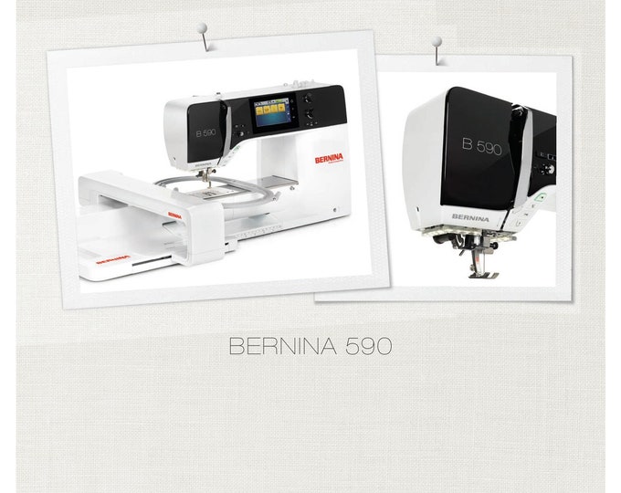 Bernina 590 Sewing Machine Instruction Manual - User Manual - Complete User Guide - English