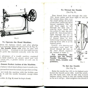 Singer No. 66 - 66K Sewing Machine Instruction Manual - User Manual ...