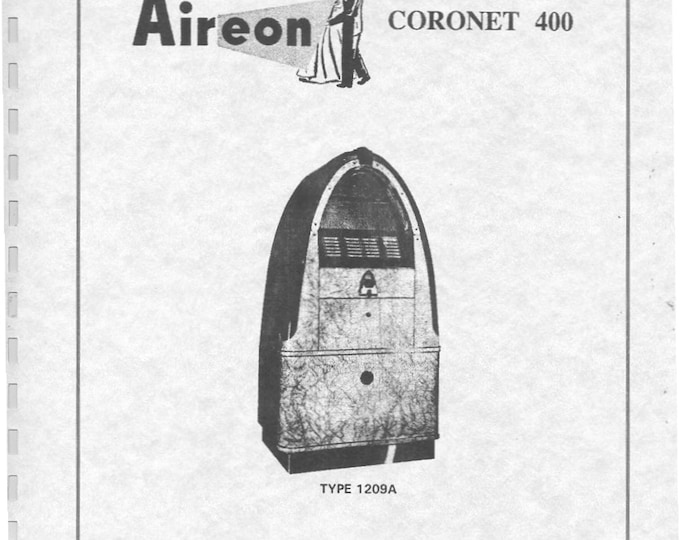 Aireon - Coronet 400 - Service Manual - Schematics - Technical Manual - User Manual - English