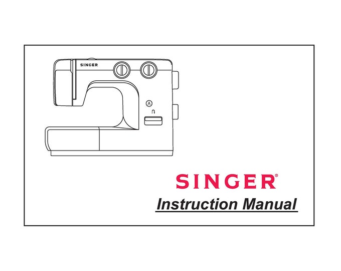 Singer 1100 Sewing Machine Instruction Manual - User Manual - Complete User Guide - English