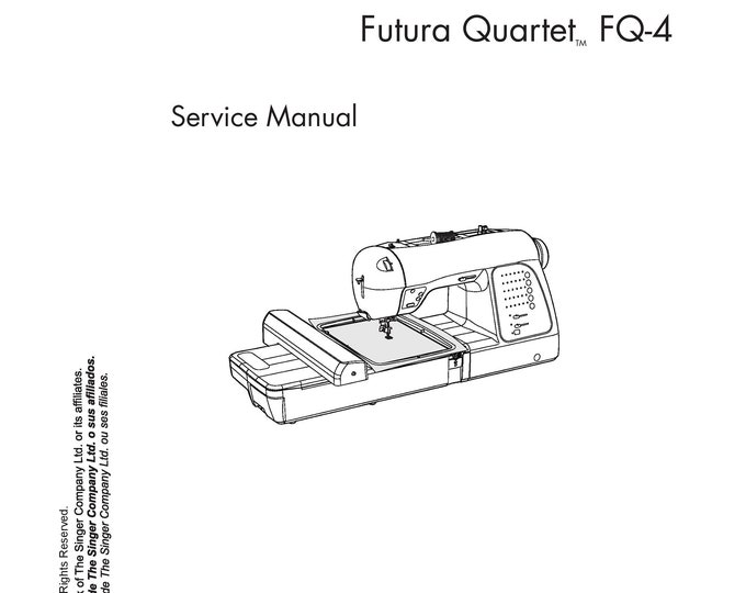 Singer-Futura-XL-400-Futura-Quartet-FQ-4-Service-Manual Repair Manual - English