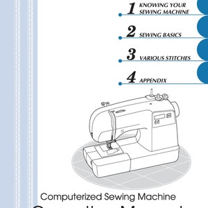 Brother XR9500PRW Sewing Machine Instruction Manual - User Manual - Complete User Guide
