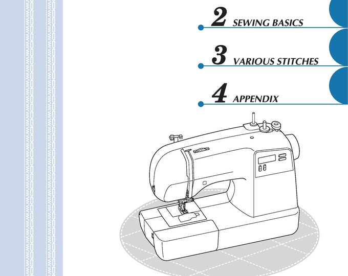 Brother XR9500PRW Sewing Machine Instruction Manual - User Manual - Complete User Guide