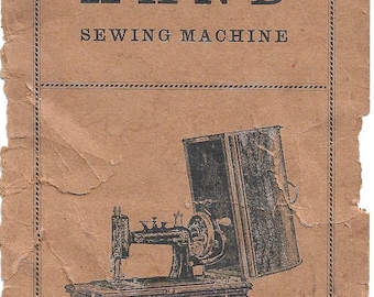 New Home-New National - Hand Crank - Sewing Machine - Service Manual - Instruction Manual -  Wiring Diagram - Schematic - Operation Manual