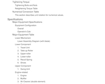 Linkbelt - 75 SPIN ACE - MSR Tier 3 - Shop Manual - Workshop Manual - Service Manual - English
