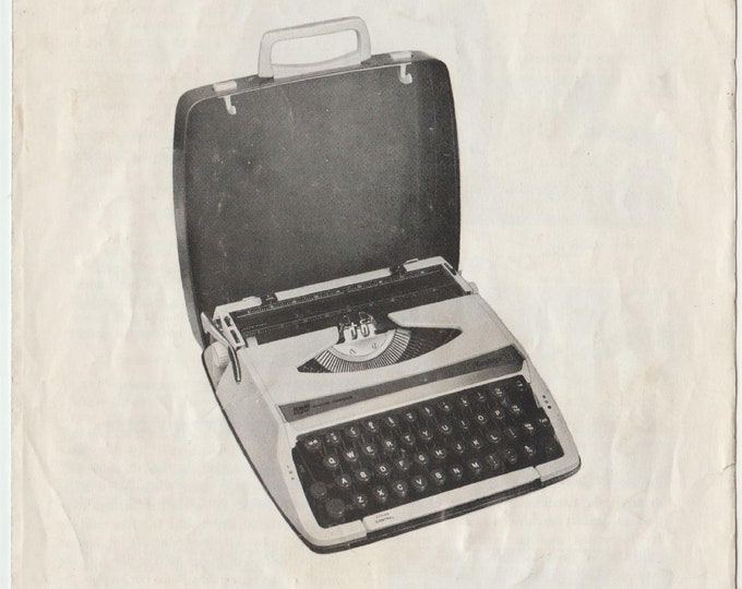 Smith Corona Zephyr-II Typewriter Instruction Manual - User Manual - Complete User Guide