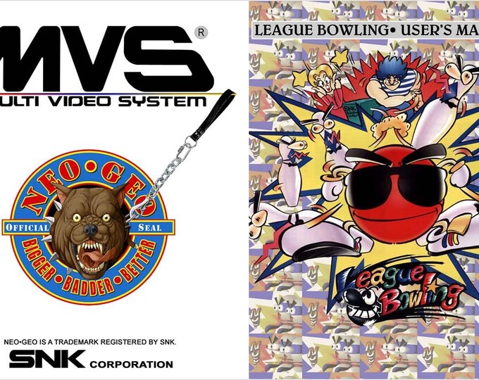 SNK - LEAGUE BOWLING - Service Manual - Parts Manual - Owner manual -  Pdf Download