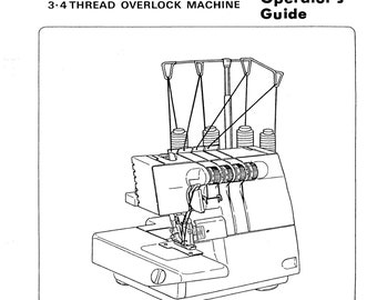 CONSEW 14TU Sewing Machine Instruction Manual - English