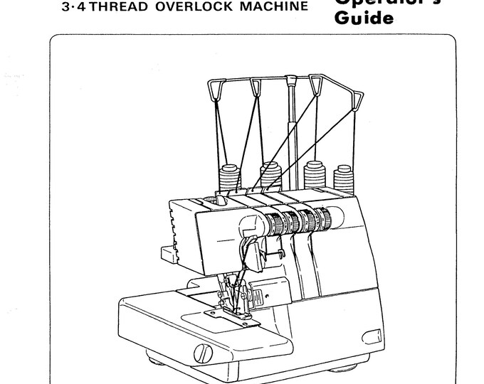 CONSEW 14TU Sewing Machine Instruction Manual - User Manual - Complete User Guide - English