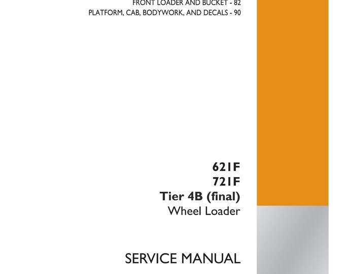 Case 621F 721F Tier 4B (final) Wheel Loader- FAULT CODES - DTC - Repair manual - service manual - (Pdf Download)