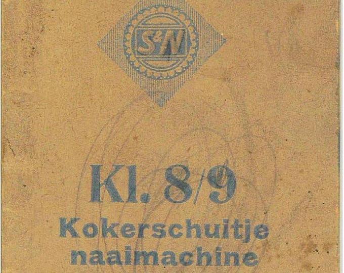 Naumann -  Models-8-9- German - Sewing Machine - Service Manual - Instruction Manual -  Wiring Diagram - Schematic - Operation Manual