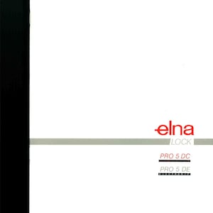 Elna Pro 5 DC - Pro 5 DE Sewing Machine Instruction Manual - User Manual - Complete User Guide
