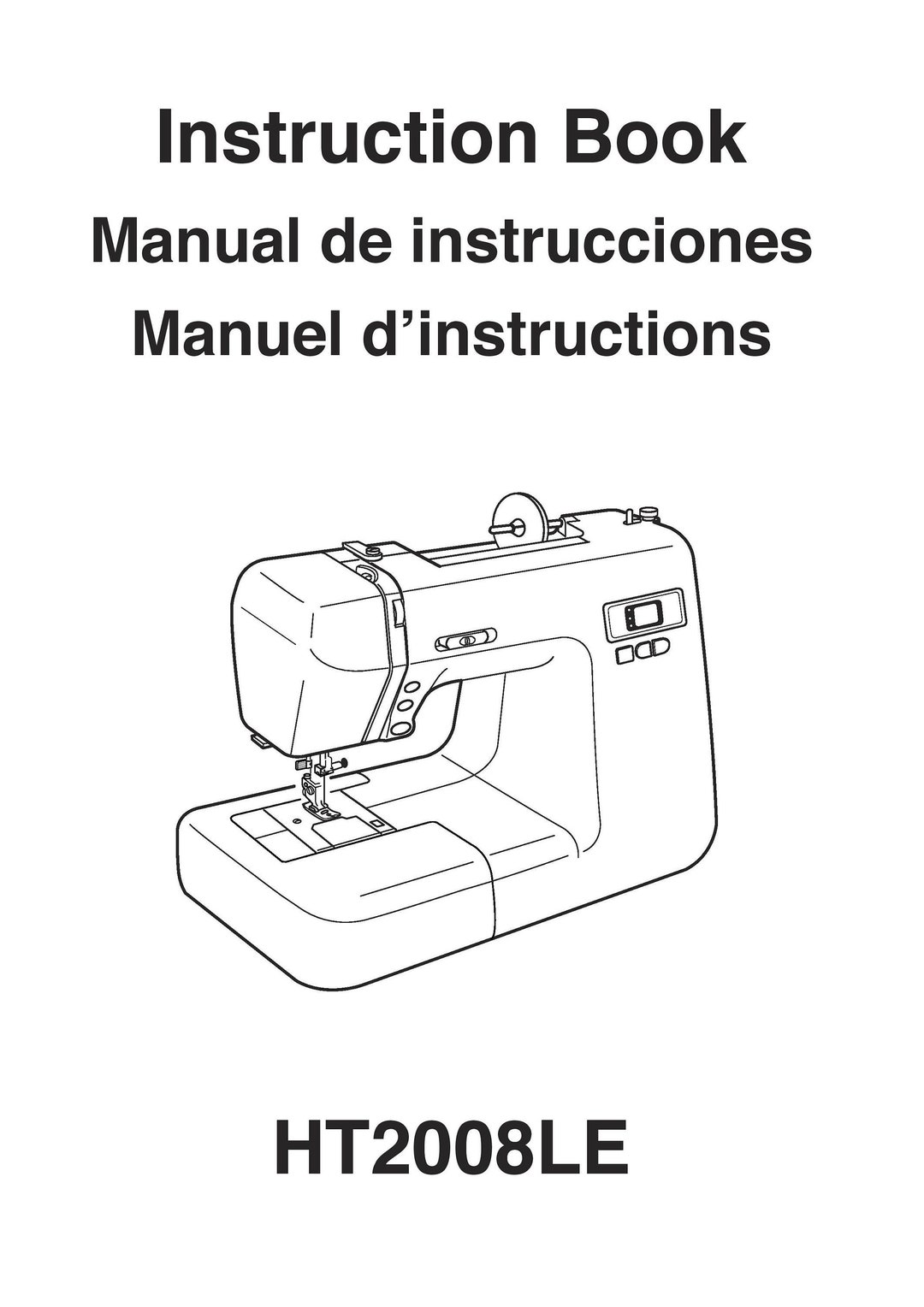 Janome HT2008LE Sewing Machine Instruction Manual User Etsy