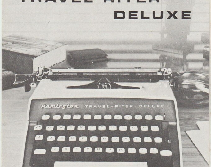 Remington Travel Riter Deluxe Typewriter Instruction Manual - User Manual - Complete User Guide