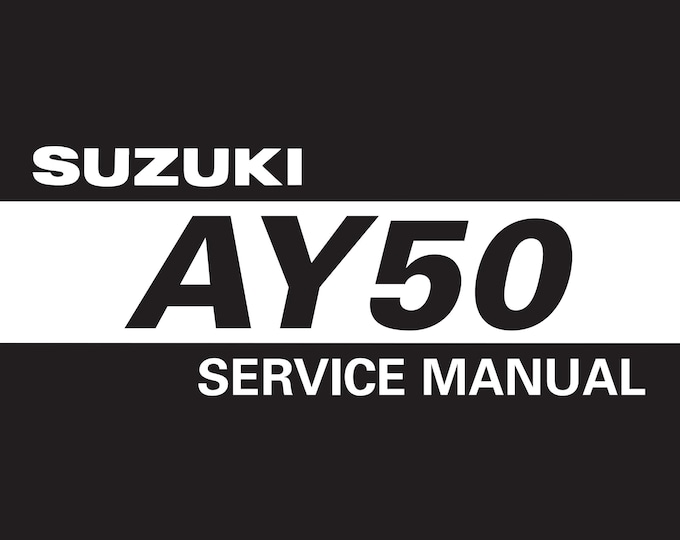 Suzuki Katana AY50 Service Manual (PDF Download)