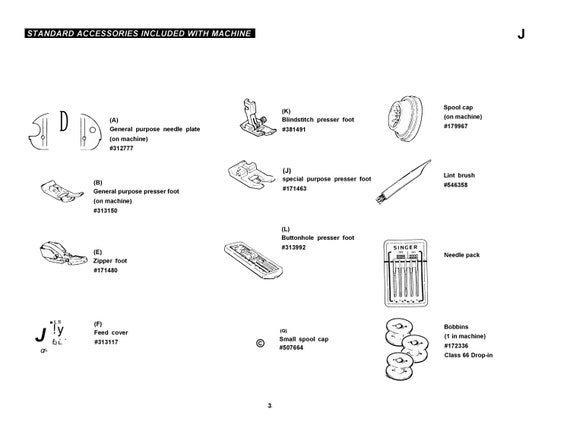 シンガー 9210 ミシン 取扱説明書 (PDF) - Etsy 日本