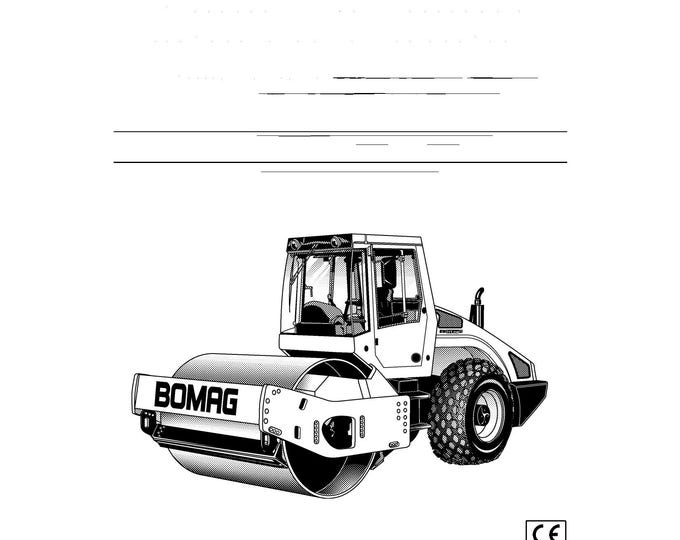Bomag BW 213 DH-4, PDH-4 Operating & Maintenance Instruction 00804377 Russian 2009  (Pdf Download)