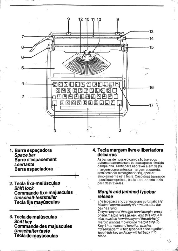 Hermes Baby S タイプライター取扱説明書 - ユーザーマニュアル - 完全