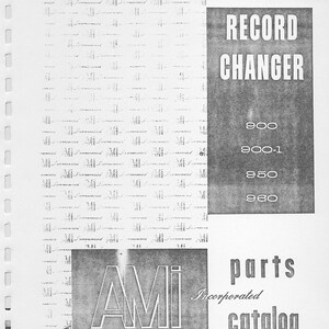 Ami - I900 - I950 - I960 - Record Changer - Service Manual - Parts List - English
