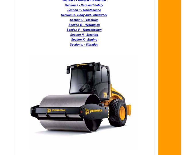 JCB VM RANGE - Tier 3 - 9803-9590- Service Manual Workshop Manual - Service Manual - Parts Manual - Owners Manual (Pdf Download)