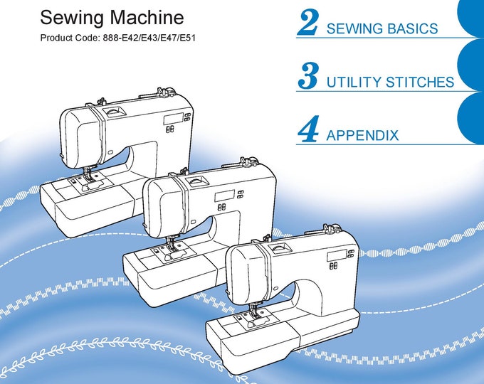 Brother SQ9310 Sewing Machine Instruction Manual - User Manual - Complete User Guide