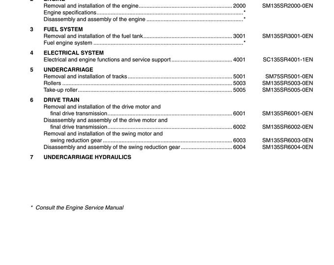 Case CRAWLER EXCAVATOR CX135SR TIER 3 - Repair Manual - Service Manual-Shop Manual (Pdf Download)